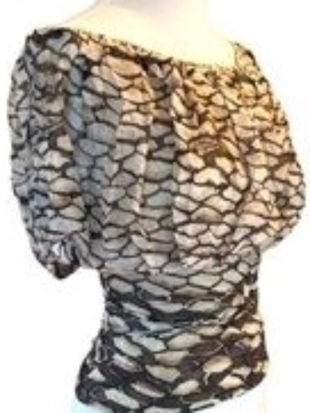 Anne Fontaine Eloise dyed silk top